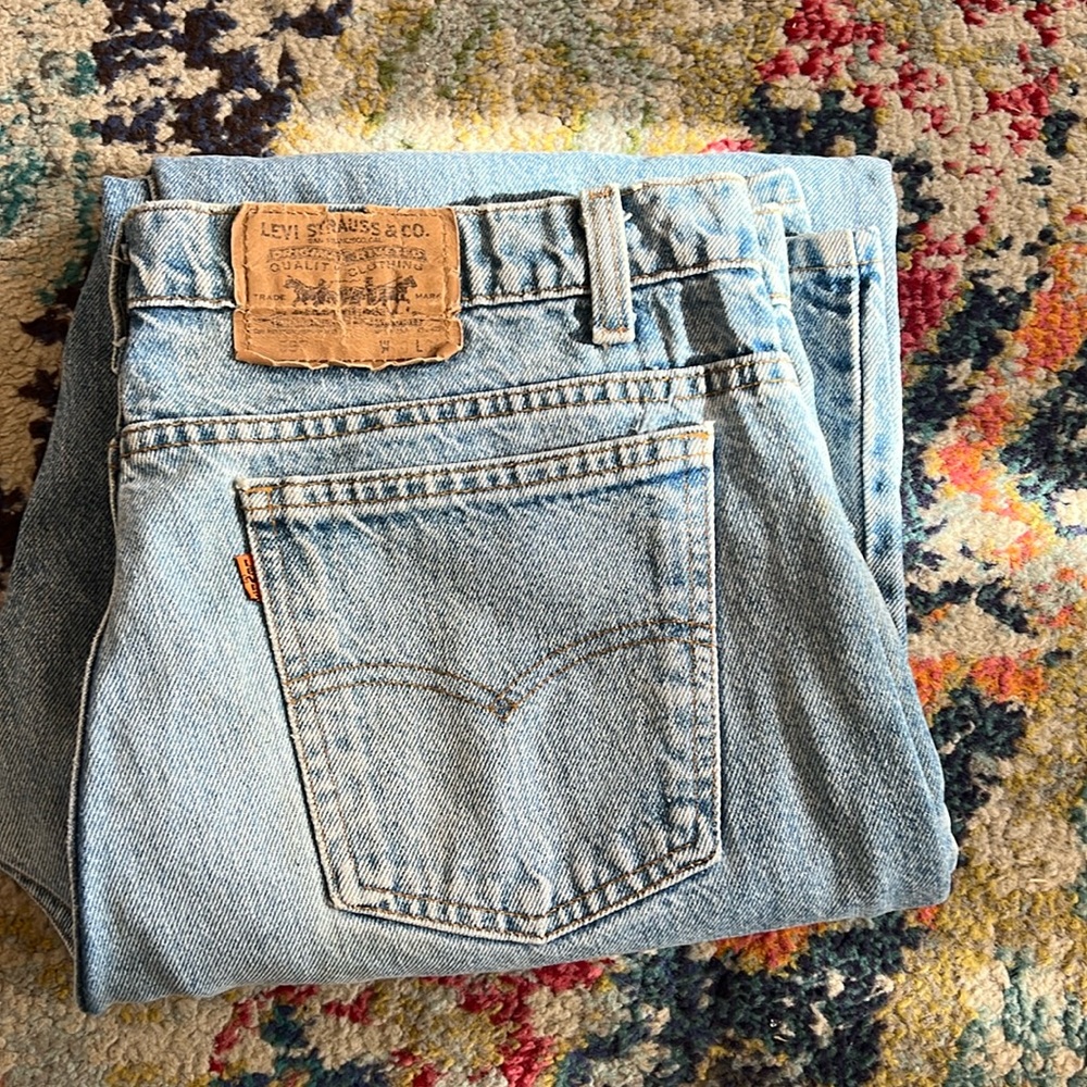 Orange tab Levi’s 557 USA W40 L 34